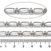 304 Stainless Steel Oval & Knot Link Chains CHS-B005-01P-2