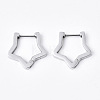 Tarnish Resistant 304 Stainless Steel Huggie Hoop Earrings EJEW-N016-002-1