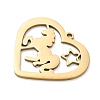 201 Stainless Steel Pendants SA-CBAE892-01G-04-2