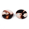 4-Hole Cellulose Acetate(Resin) Buttons BUTT-S026-001A-06-2