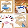 PET Hollow Out Drawing Painting Stencils DIY-WH0403-019-4