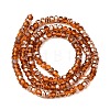 Electroplate Glass Beads Strands GLAA-Q105-03K-2
