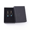 Natural Apatite Dangle Earrings EJEW-JE03595-05-4