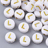 Plating Acrylic Beads X-PACR-R242-01L-1