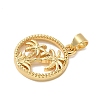 Brass Pendants KK-I370-01G-2