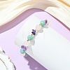 Natural Mixed Gemstone & Non-magnetic Synthetic Hematite Beaded Bracelets for Women BJEW-JB13901-2