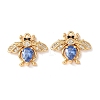Brass Micro Pave Cubic Zirconia Pendants KK-A284-16G-02-1