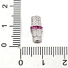 925 Sterling Silver Micro Pave Cubic Zirconia Screw Clasps STER-U005-03P-03-3