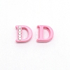 Rhinestone Slide Letter Charms RB-TAC0002-01D-2