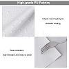 Gorgecraft 6 Sheets Rectangle PU Leather Self-adhesive Fabric DIY-GF0004-27B-4