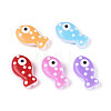 Printed Opaque Acrylic Beads SACR-T017-81M-1