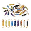 Fashewelry 36Pcs 9 Styles Natural Gemstone Connector Charms FIND-FW0001-34-12