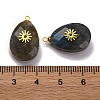 Natural Labradorite Pendants G-B089-01G-04-3