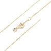 Brass Cable Chain Necklaces NJEW-U008-07G-2