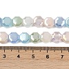 Electroplate Glass Beads Strands EGLA-G039-05A-01-4