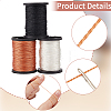 3 Rolls 3 Colors Braided Nylon Thread NWIR-CY0001-03-6