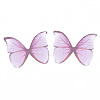 Two Tone Polyester Fabric Wings Crafts Decoration FIND-S322-012C-05-2