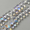 Electroplate Glass Beads GLAA-WH0023-29B-1