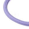 Braided Round Polyester Cord Bracelet Makings FB-CBAEDA0-01P-33-2