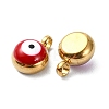 Ion Plating(IP) Real 18K Gold Plated 201 Stainless Steel Charms STAS-L024-020G-01-2