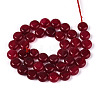 Dyed Natural White Jade Beads Strands G-T143-16N-2