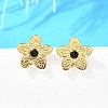 304 Stainless Steel Stud Earrings EJEW-F361-17G-1