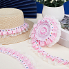 5Yards Polyester Lace Ribbon OCOR-GF0006-20B-4