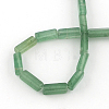 Cuboid Natural Green Aventurine Gemstone Bead Strands X-G-R299-10-2