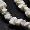 Chip Natural Howlite Beads Strands LS-G-N0134-11-2