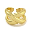 Brass Cuff Rings for Women RJEW-E294-03G-01-2