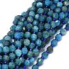 Natural Apatite Beads Strands G-O201B-04-1