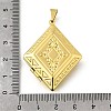 Brass Locket Pendants X-KK-Q066-26G-3