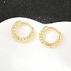 Brass Huggie Hoop Earrings KK-CBA8324-18E-G-1