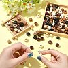 150Pcs 3 Styles Wood European Beads WOOD-CJ0002-73-5
