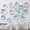 Laser Self-Adhesive 3D PVC Wall Stickers DIY-WH0013-69-3