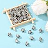 Alloy Rhinestones European Beads PALLOY-Q313-10A-5