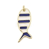 Rack Plating Brass Enamel Pendants KK-Z074-10G-02-1