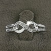 Brass & Clear Cubic Zirconia Finger Rings for Women FS-WGA713C-03-1