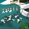  30Pcs 6 Styles Angel Frosted Acrylic Pendants FIND-TA0002-86-5