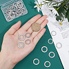 Unicraftale 40Pcs 2 Style 304 Stainless Steel Linking Rings STAS-UN0022-16P-2