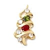 Brass Micro Pave Cubic Zirconia Pendants KK-L258-01G-A01-1
