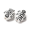 Handmade Printed Porcelain Beads PORC-F005-03B-03-2