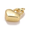 Rack Plating Real 18K Gold Plated Brass Pendants KK-E275-11G-2