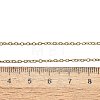 Ion Plating(IP) 304 Stainless Steel Cable Necklaces MAK-N016-12G-3