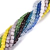 Mixed Styles Glass Beads Strands GLAA-R041-4x4mm-M01-2