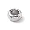 Brass European Beads KK-CBA109E-06P-1
