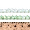 Anti-Tarnish Electroplate Glass Beads Strands X-GLAA-N056-6mm-09-2