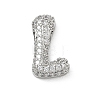 Brass Micro Pave Cubic Zirconia Pendants KK-A300-02P-L-1