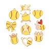 Alloy Enamel Pendants AL-B003-01G-1