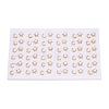 Star & Moon Brass Micro Pave Clear Cubic Zirconia Stud Earrings PEAR-N020-JY03-4